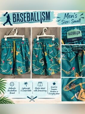 Baseballism Ken Griffey Jr. "The Kid" Cage & Swim Trunks - Mens Size Small